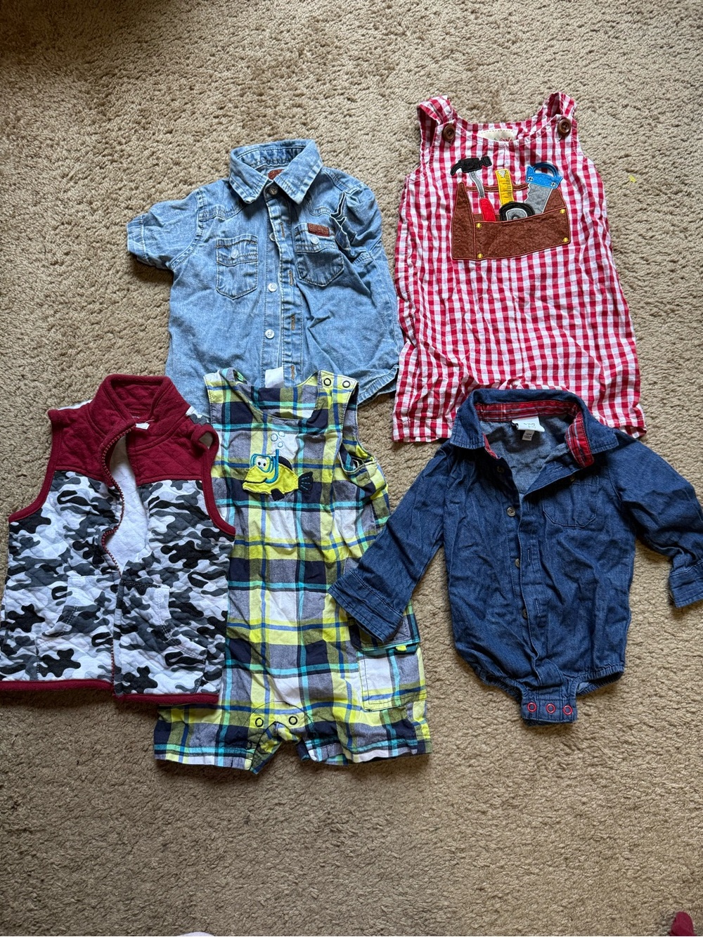 12-18M Baby boy Clothing BundleToddler Clothes Lot  Shirts Shorts, Pants Outfits - Picture 2 of 7